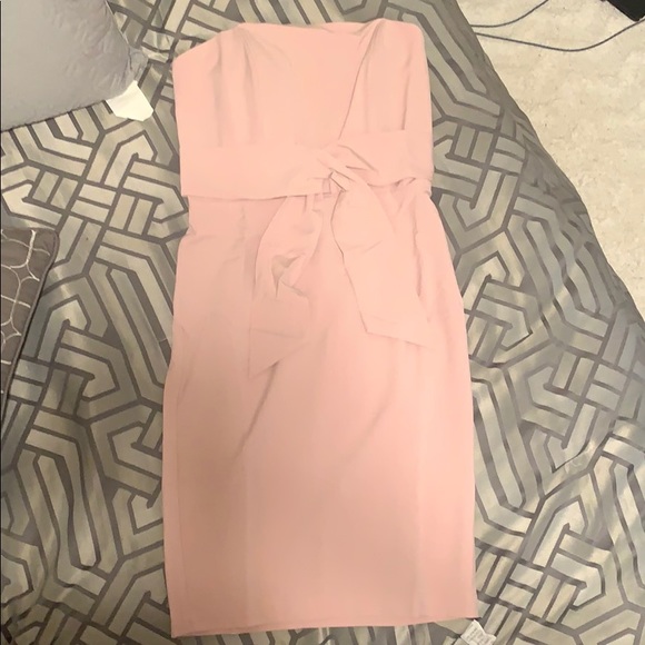 LAST 1️⃣ 🌸 Blush Front Tie Dress 🌸 - Picture 3 of 4